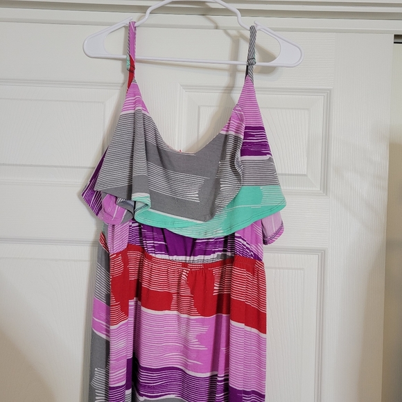 4XL Pure Energy Maxi Dress High Low - Picture 3 of 5